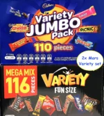 Mars 116 VARIETY MIX &/ Cadbury 110 VALUE JUMBO Pack Milk Chocolate Wholesale - Image 4
